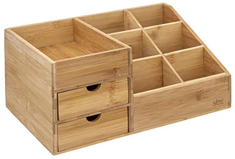 κουτί τακτοποίσης πολλαπλών θέσεων bamboo 33X15,6X20,5