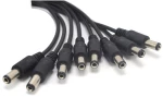 EZ-DCSP8, 1xDC Θηλυκό σε 8xDC Αρσενικό καλώδιο 5.5*2.1mm 40cm