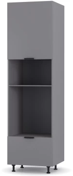 Craft Στήλη Κουζίνας Γραφίτη 60x57x214cm HL2144C01