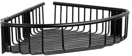 KARAG  RETI Καλάθι γωνιακό σχαρωτό RETI 9638 55 Μαύρο ματ KARAG 21x21x7cm KARAG-3800201584401