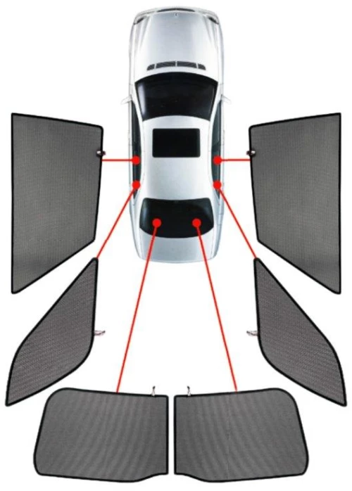 CarShades ΚΟΥΡΤΙΝΑΚΙΑ ΜΑΡΚΕ CAR SHADES ΓΙΑ CITROEN C4 3D 04>10  - 6 ΤΕΜ. PVC.CIT-C4-3-A