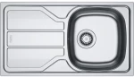 Franke Flash FLN 611-78 Ένθετος Ανοξείδωτος νεροχύτης Σατινέ Μ78xΠ43.5cm
