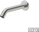 Cora Sensor Μπαταρία Νιπτήρα Τοίχου Ηλεκτρονική Χωρίς ανάμιξη Inox