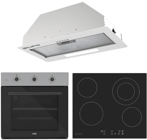 ΣΕΤ ΣΕΤ ΦΟΥΡΝΟΣ SF6008 INOX + ΕΣΤΙΑ ΚΕΡΑΜΙΚΗ SF6822HV5 + ΜΗΧΑΝΙΣΜΟΣ ΑΠΟΡΡΟΦΗΣΗΣ SF6615 INOX (20.65x53.5x30) (4 ΕΤΗ ΕΓΓΥΗΣΗ ΕΛΛΗΝ