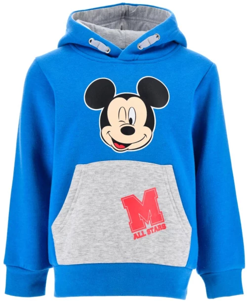 Μπλούζα φούτερ αγόρι Mickey mouse "All stars" γαλάζια