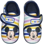 Παντόφλες κλειστές "Mickey mouse" εκρού/μπλε