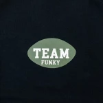 Μπλούζα φούτερ αγόρι "Team" μαύρη