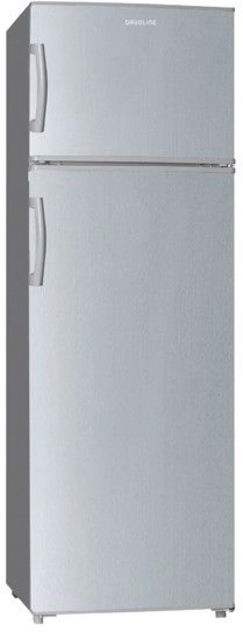 Davoline RF 220E SLV NE Ψυγείο Δίπορτο 206lt Υ143xΠ54.5xΒ55.5εκ. Inox