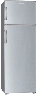 Davoline RF 220E SLV NE Ψυγείο Δίπορτο 206lt Υ143xΠ54.5xΒ55.5εκ. Inox