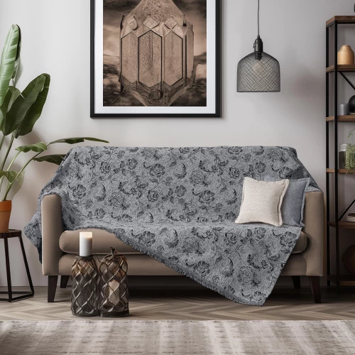 470664 BEAUTY HOME ΡΙΧΤΑΡΙ ΔΙΘΕΣΙΟ ART 8627 180X250 ΣΚΟΥΡΟ ΓΚΡΙ