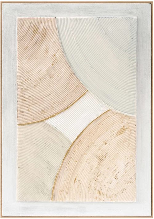 474609 ΠΙΝΑΚΑΣ ΤΟΙΧΟΥ 3D HM4554 ΜΕ ΚΟΡΝΙΖΑ ΜΠΕΖ-ΧΕΙΡΟΠΟΙΗΤΕΣ ΚΑΜΠΥΛΕΣ 72X5Χ102ΥΕΚ.