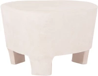 482864 ΤΡΑΠΕΖΙ ΣΑΛΟΝΙΟΥ ΣΕΙΡΑ SANTORINI HM18053 MDF ΣΕ ΥΠΟΛΕΥΚΟ ΧΡΩΜΑ 54X61X40,5ΥΕΚ.