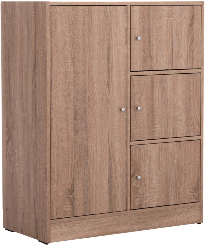 483334 ΝΤΟΥΛΑΠΙ ΜΕ 4 ΑΠΟΘ.ΧΩΡΟΥΣ MATIN HM2479.02 SONAMA OAK ΜΕΛΑΜΙΝΗ 80X39,5X99,5ΥΕΚ.
