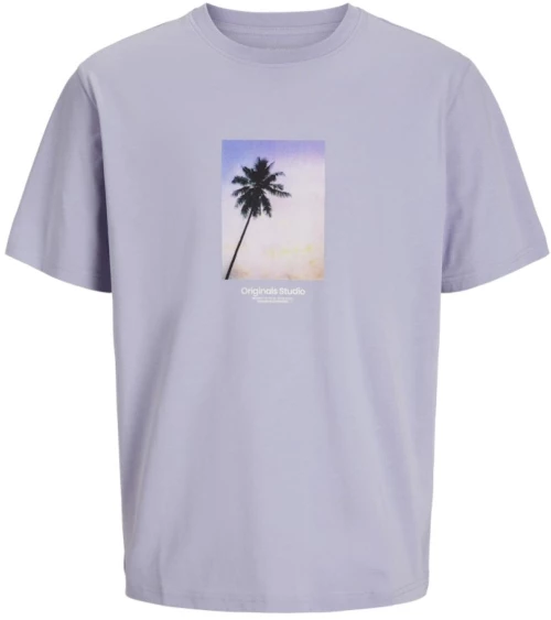 Μπλούζα κοντομάνικη ανδρική "Miami" λιλά