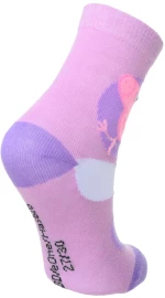 Σετ 3 ζευγάρια κάλτσες κορίτσι "Peppa Pig" λιλά/ροζ/γκρι