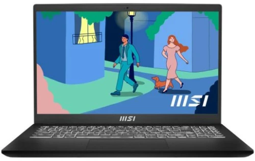 MSI Laptop Modern 15 B7M 15.6 FHD IPS R5-7430U/16GB/512GB SSD/Win 11 Home/2Y/Classic Black