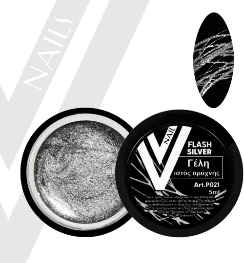 Spider Gel Flash Silver P021