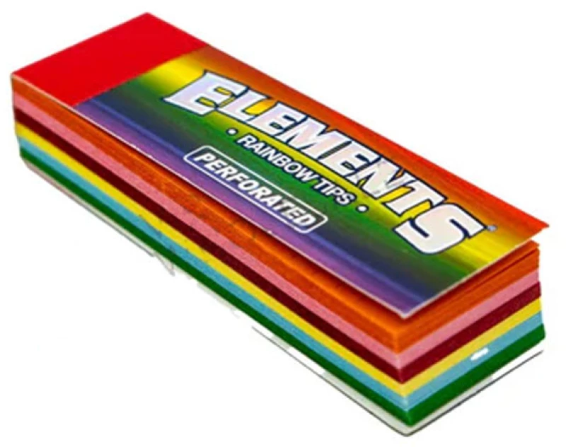 Elements Tips Perforated Τζιβάνα - Rainbow Σπαστή 50τεμ.