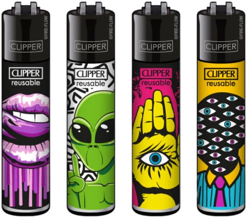 Clipper Αναπτήρας Μεγάλος - Love Martians