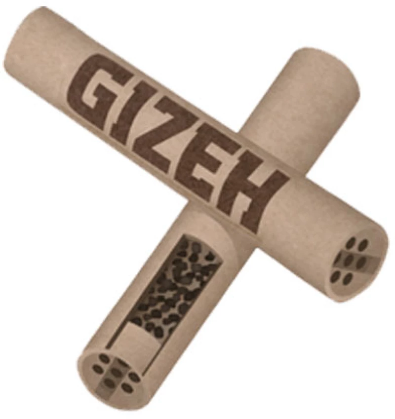 Φίλτρο Gizeh Extra Slim 34 Ενεργού Ανθρακα 6mm - Ακατέργαστο