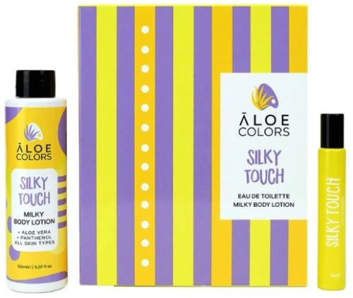 Aloe Colors | Silky Touch Gift Set Eau De Toilette 10ml + Milky Body Lotion 150ml