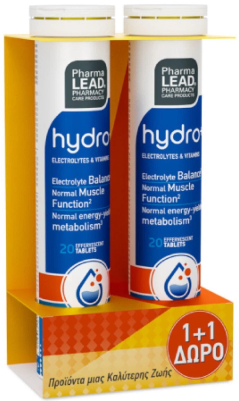 Pharmalead | Promo 1+1 Hydro+ Ηλεκτρολύτες | 2x20eff.tabs
