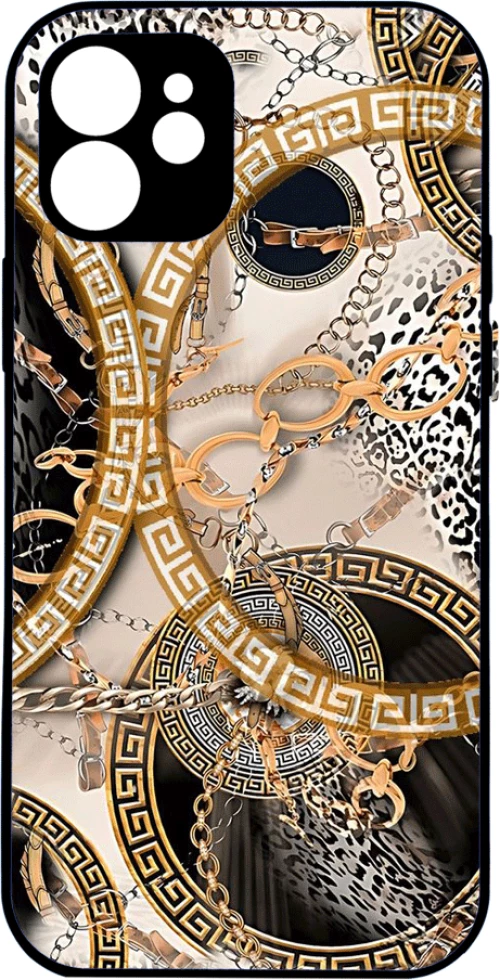 Animal print circle art IPhone 11