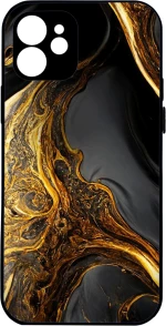 Marble black-gold desing 2 IPhone 16 Pro
