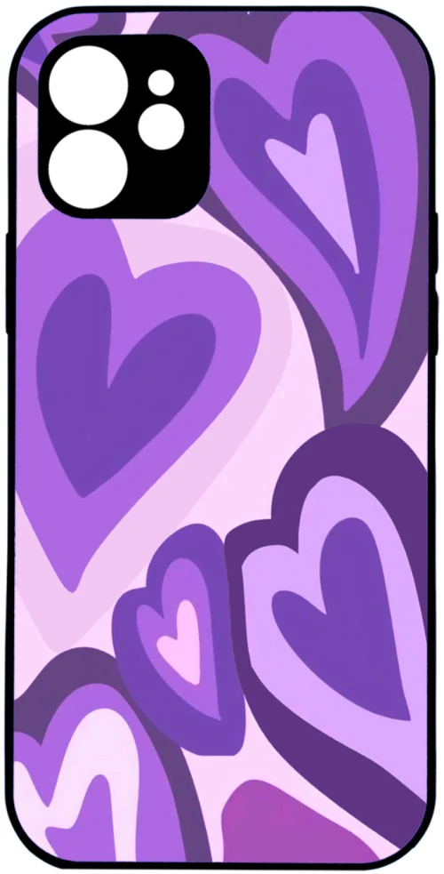 Purple Hearts Desing 2 Redmi-9c