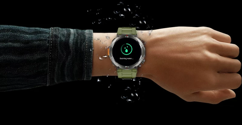 BLACKVIEW MULTI-FUNCTION SMARTWATCH WITH FLASH LIGHT AND GR MENU GREEN