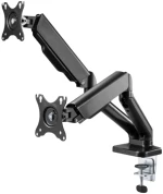 SBOX DOUBLE MONITOR STAND 17'-32' VESA 100x100 MAX 9KG