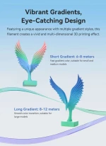 Creality Hyper PLA  Rainbow Wild Blossom Short Grad.- Fast Printing Filament with CFS tag 1kg 1.75