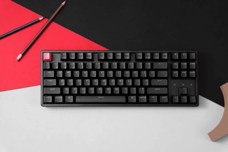 Keychron K8 V2 (K8X-C3) QMK Wireless Mechanical Keyboard Brown Switch RGB 80% US Lay Aluminum Frame