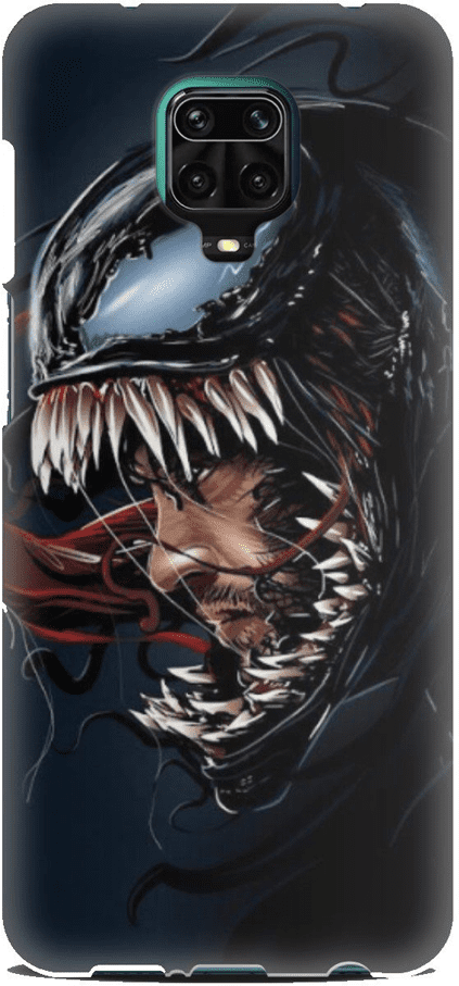 Venom Silicone case Θήκη για Xiaomi Redmi Note 9S / 9 Pro / 9 Pro Max blue-black