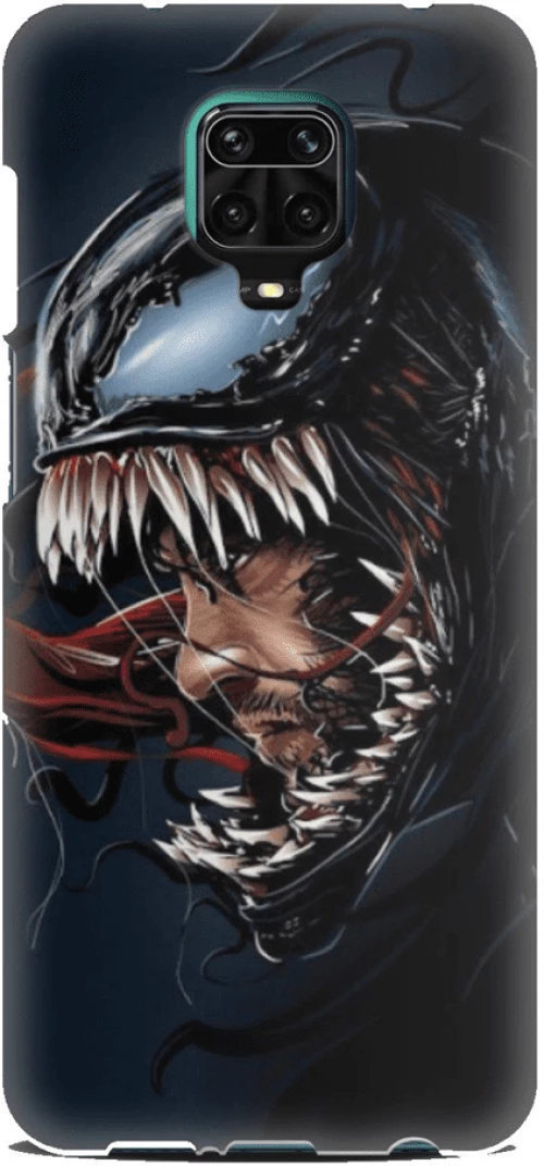 Venom Silicone case Θήκη για Xiaomi Redmi Note 9S / 9 Pro / 9 Pro Max blue-black