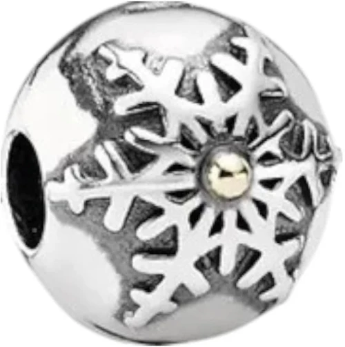 Charm από ασήμι 925 χιονονιφάδα (C1099)