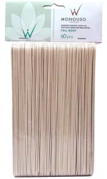 Monouso ItalWax Ξύλινες Σπάτουλες Για Αποτρίχωση 60τμχ