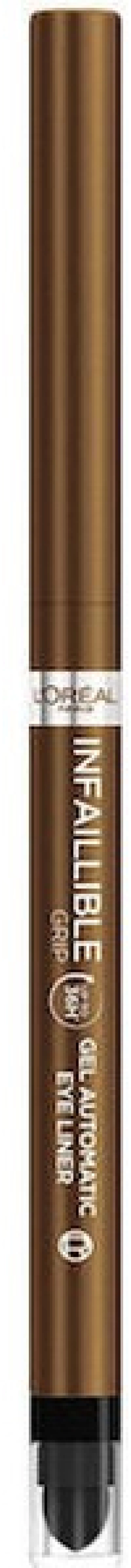 L'oreal Paris Infaillible Grip 36h Gel Automatic Eye Liner Μολύβι Ματιών - 12 Bronzed Espresso