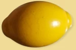 Ξύλινο φρουτάκι λεμόνι 8cm