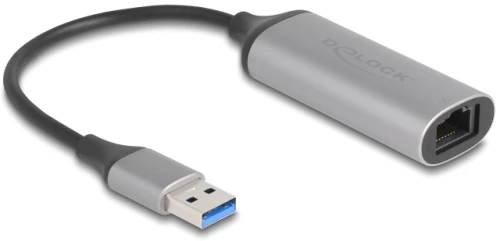 DELOCK αντάπτορας δικτύου 81571, USB, 5Gbps Ethernet, ασημί
