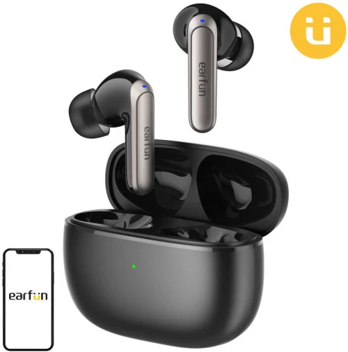 Wireless earphones TWS EarFun Air 2 NC ANC (black)
