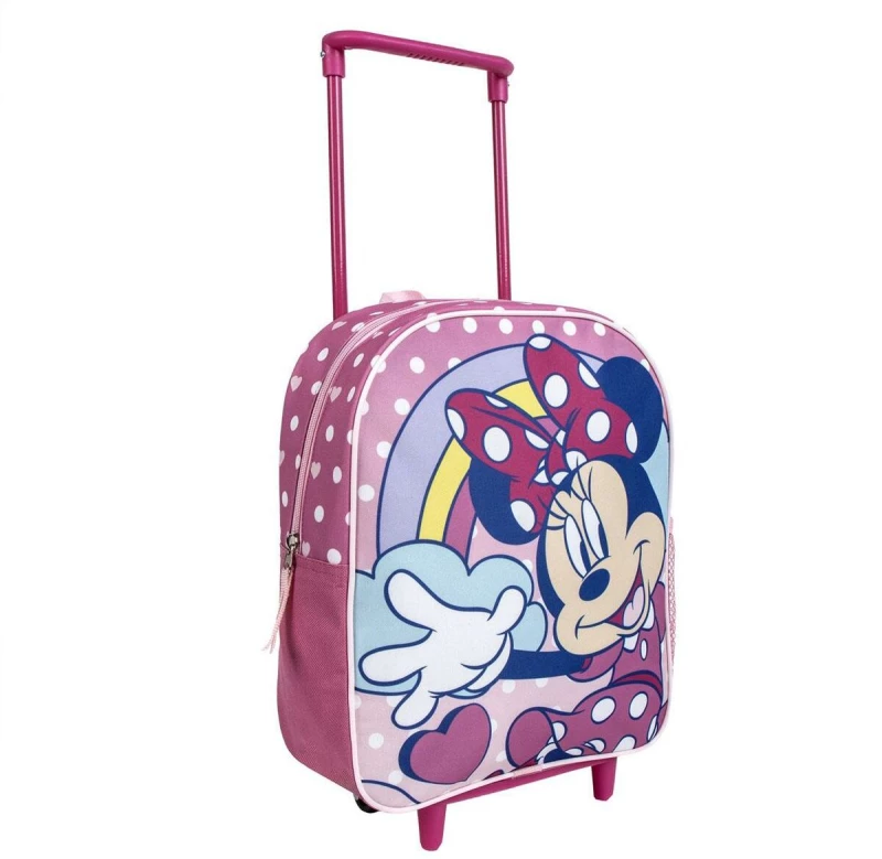 Σχολική Τσάντα με Ρόδες Minnie Mouse Ροζ 25 x 28 x 10 cm
