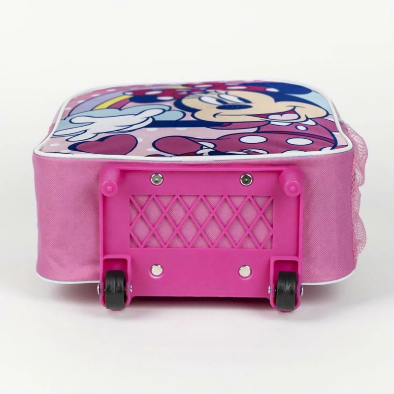 Σχολική Τσάντα με Ρόδες Minnie Mouse Ροζ 25 x 28 x 10 cm