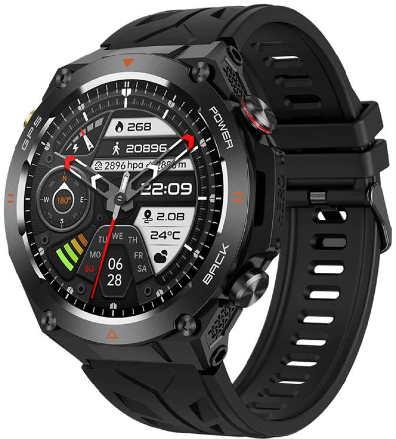 Colmi V75 smartwatch (μαύρο)