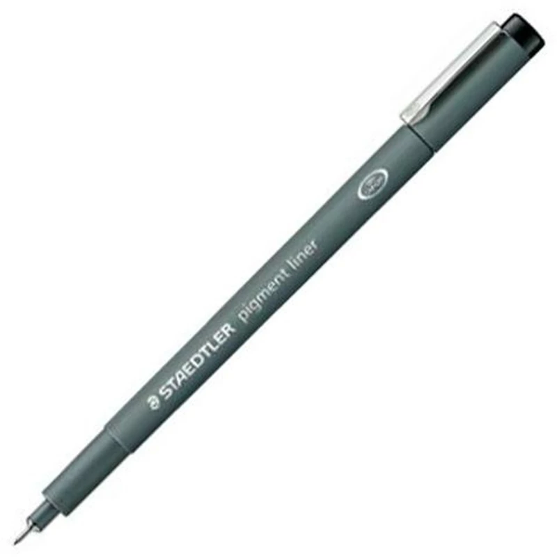 Μαρκαδόροι Staedtler Pigment Line Μαύρο (x10)