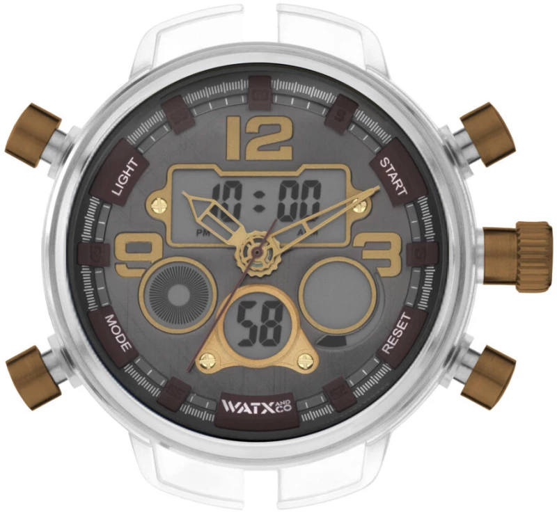 Unisex Ρολόγια Watx & Colors RWA2820 Καφέ (Ø 49 mm)