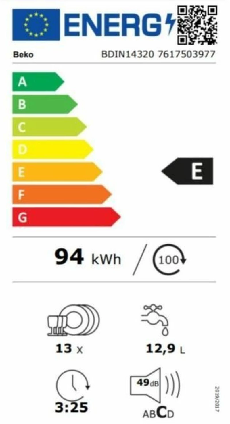 Πλυντήριο πιάτων BEKO Λευκό