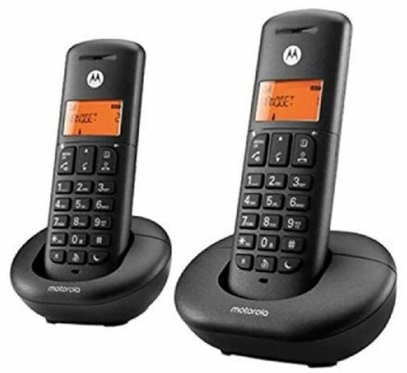 Ασύρματο Τηλέφωνο Motorola F52000K50O2AES03 (2 Pcs) Μαύρο
