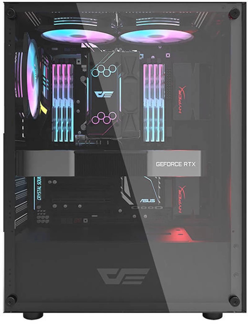 Computer case Darkflash DK100 (black)