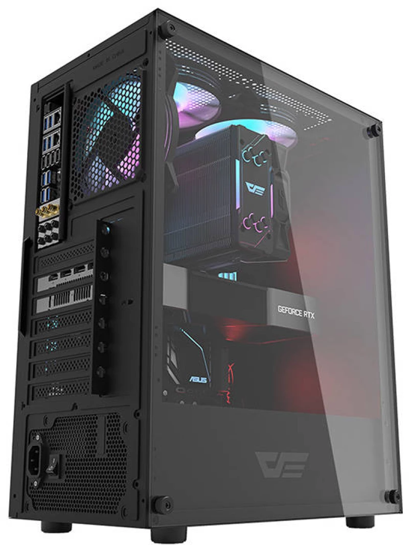 Computer case Darkflash DK100 (black)